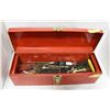 Image 1 : RED TOOLBOX WITH CONTENTS.