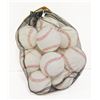 Image 1 : NEW TERBERY 12 PACK BASEBALLS IN MESH BAG.