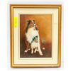 Image 1 : VINTAGE 1985 FRAME OIL PAINTING
