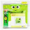 Image 1 : FROG THEMED TOY AND MISC STORAGE TOTE + NEW SLAP