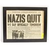 Image 1 : VINTAGE FRAMED 1945 WAR