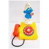 Image 1 : 1982 SMURF PLASTIC ROTARY TOY PHONE BY PEYO