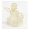 Image 1 : FROSTED GLASS HUMMEL ANGEL CANDLE HOLDER