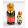 Image 1 : GORBACHEV & WIFE MARYSHKA STACKING DOLLS '80'S