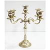 Image 1 : SILVER COLORED CANDELABRA