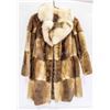 Image 1 : MINK & WOLF LADIES FUR COAT SIZE LARGE