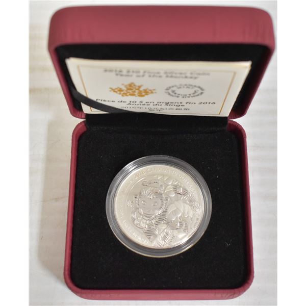 CANADIAN MINT 10 DOLLAR 99.99 SILVER 15.87 GRAMS