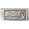 Image 1 : BANK OF CANADA 1954 TEN DOLLAR NOTE