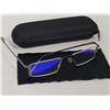 Image 1 : +1.25 READING GLASSES WITH ZIPPERED CASE