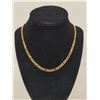 Image 1 : NEW 18KT GOLD PLATED 20" FIGARO LINK  CHAIN - 4MM