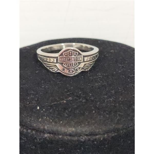 HARLEY DAVIDSON MOTOR CYCLE MENS RING - SIZE 14