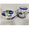 Image 1 : DECORATIVE CERAMIC BOWL WITH HERB PLANTER