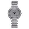 Image 1 : NEW LADIES ROUND SHAPED SILVER TONE CRYSTAL WATCH