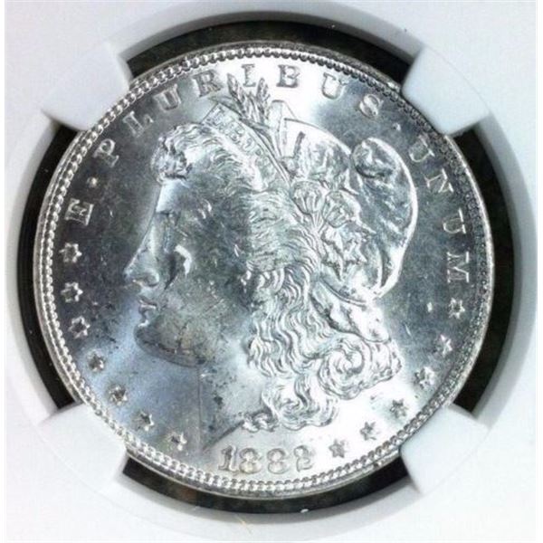 1882 NGC MS 64 Morgan Silver Dollar RARE DATE!