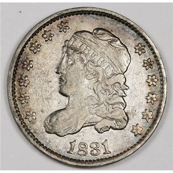 RARE 1831 Half Dime AU-58 Over 180 Years Old