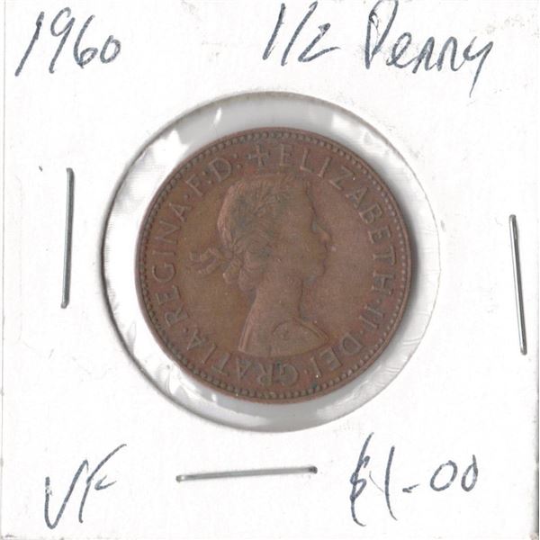 1960 Australian Half-Penny