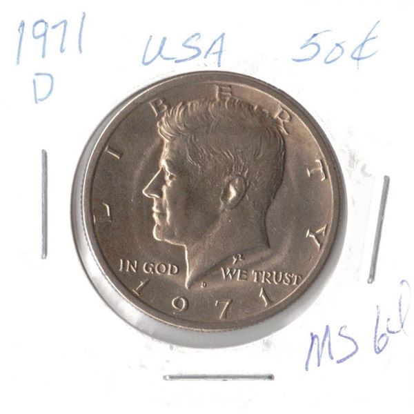 1971 D USA Half Dollar
