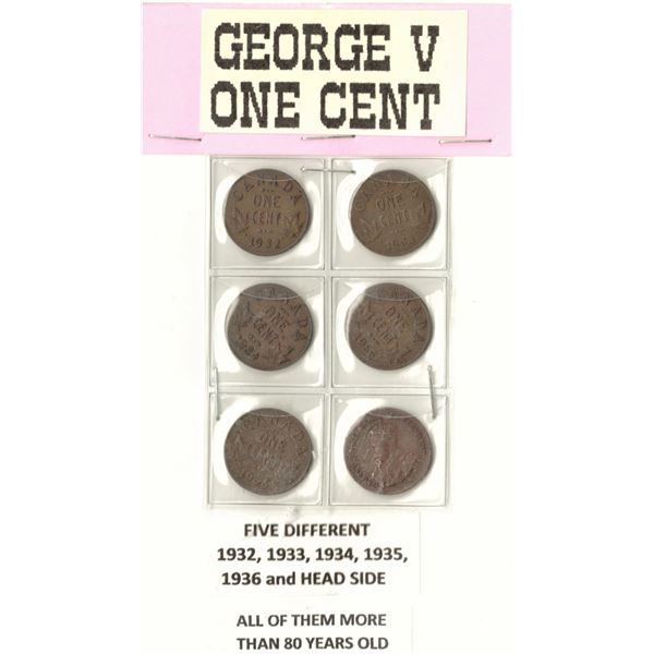 George V One Cents 1932-1936