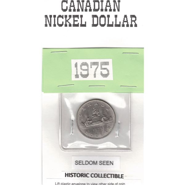 1975 Canadian Nickle Dollar