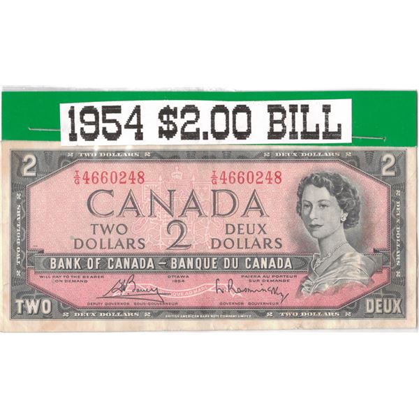 1954 Bank Of Canada Two Dollar Bill IG4660248