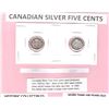 Image 1 : 1917 & 1920 Canadian Silver Five Cents