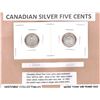 Image 1 : 1919 & 1920 Canadian Silver Five Cents