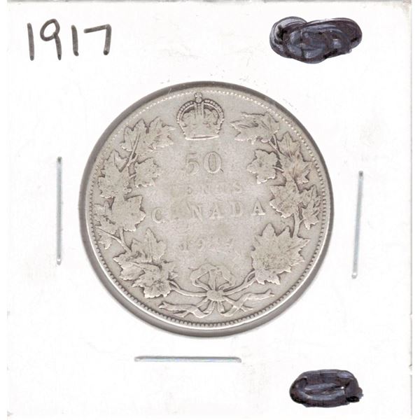 1917 Canadian Fifty Cent Piece