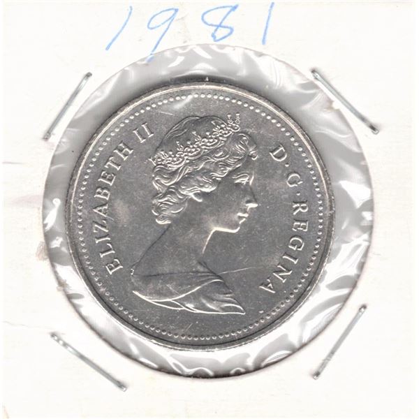 1981 Canadian Nickle Dollar