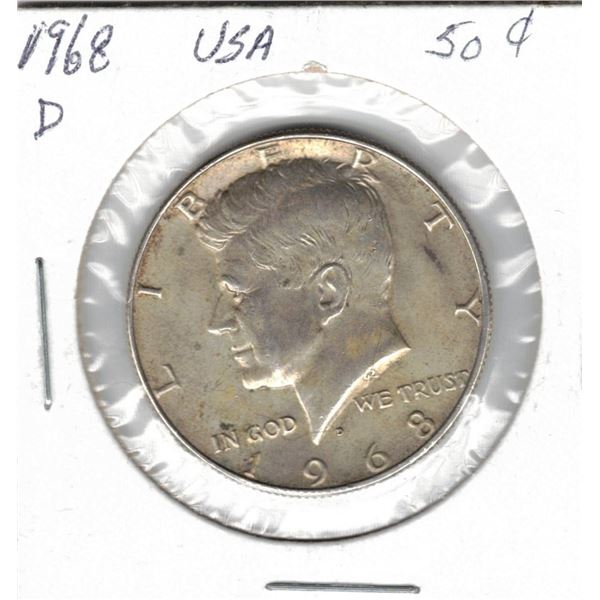 1968 Kennedy 50 Cents, D, USA