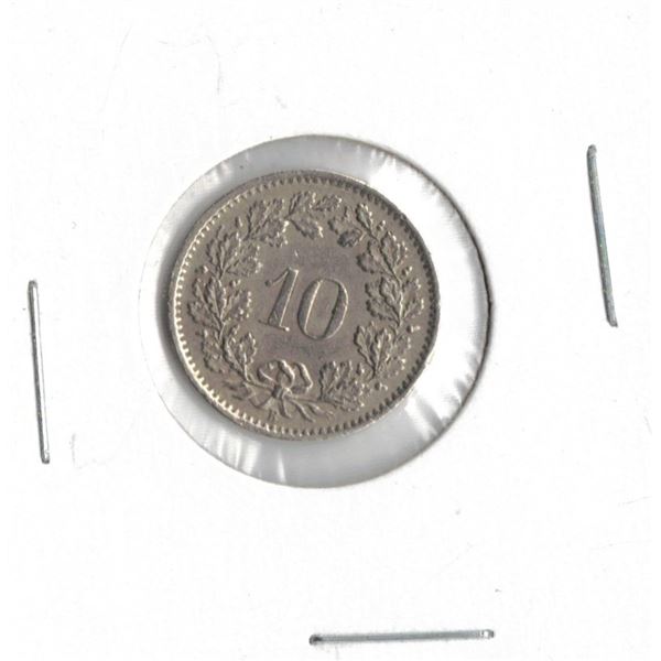 1969 SWITZERLAND 10 RAPPEN