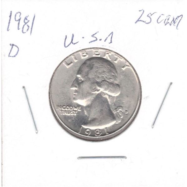 1981 D USA Twenty-Five Cent