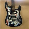 Image 1 : Limited Edition Work of Art New England Patriots Electric Guitar