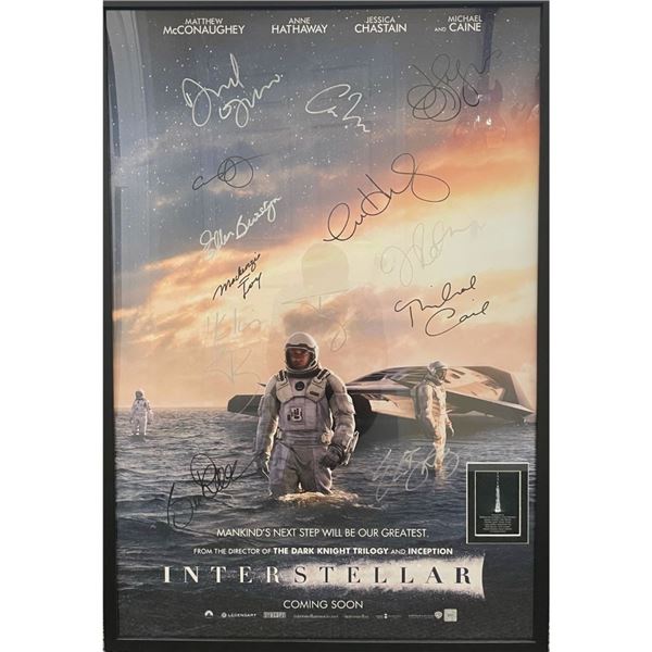 Signed & Framed Interstellar Poster