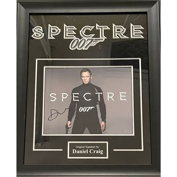 Framed and Signed Spectre 007 Movie Photo Collage