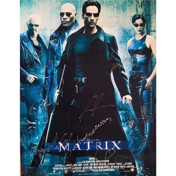 Signed The Matrix Movie Poster