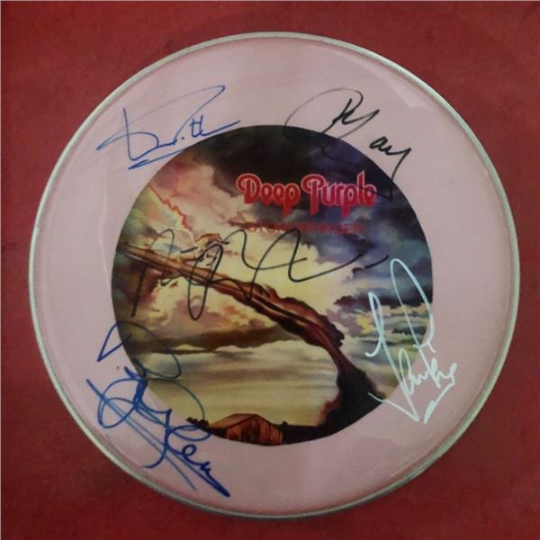 Signed Deep Purple Drumhead