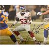 Image 1 : Signed New York Giants: Harry Carson Photograph