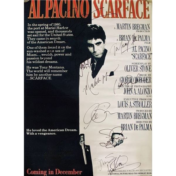 Signed Scarface Movie Poster