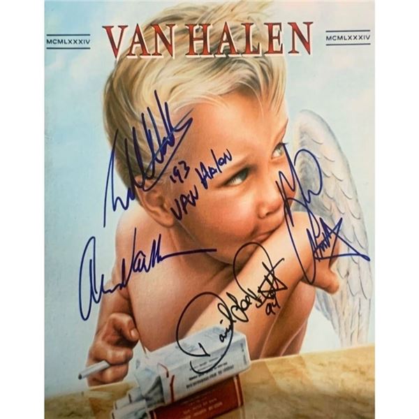 Signed Van Halen Promo Cover