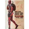 Image 1 : Signed Deadpool Movie Poster