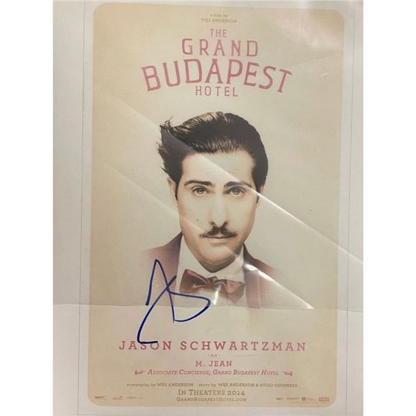 Signed The Grand Budapest Hotel Mini Print Movie Promo