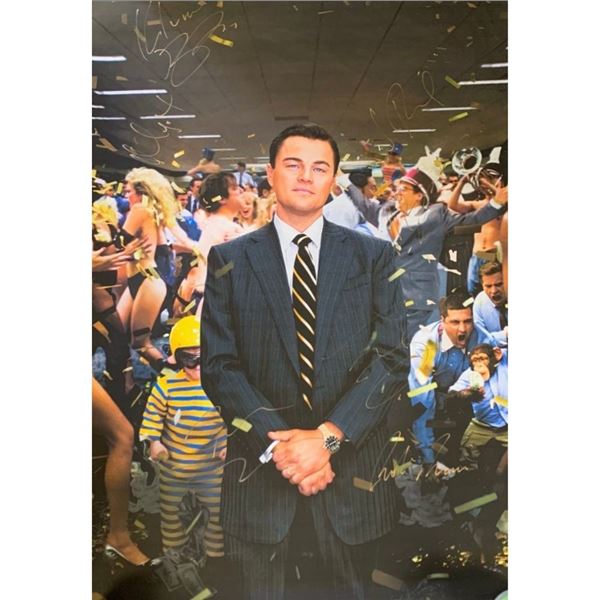 Signed Wolf of Wall Street Movie Poster