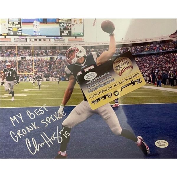 Signed New England Patriots: Chris Hogan Photograph