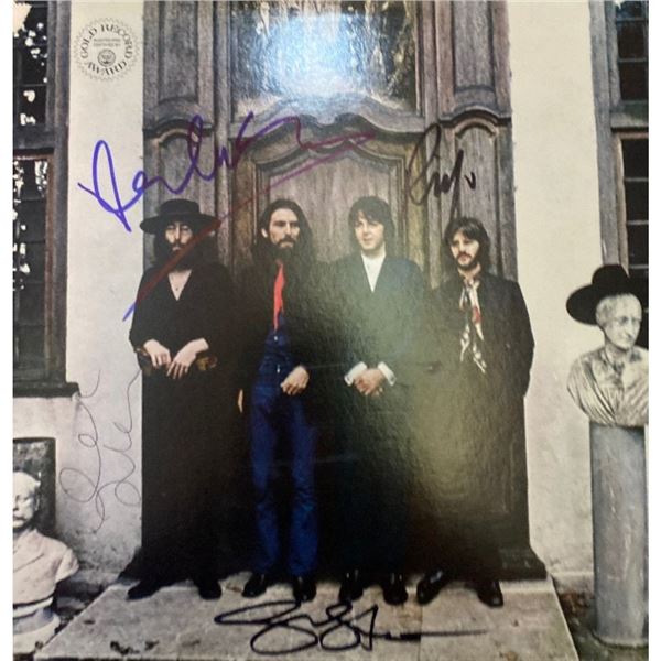 Signed Beatles Hey Jude Album Cover