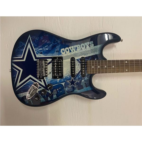 Limited Edition Work of Art Dallas Cowboys Electric Guitar