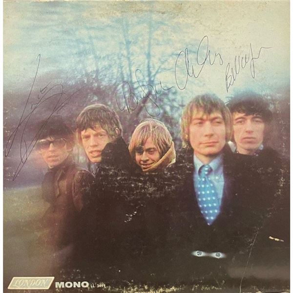 RARE Signed Rolling Stones Signed Between The Buttons Album Cover