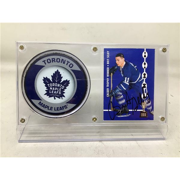Toronto Maple leafs Calder Trophy Winner Brit Selby Collectors Item