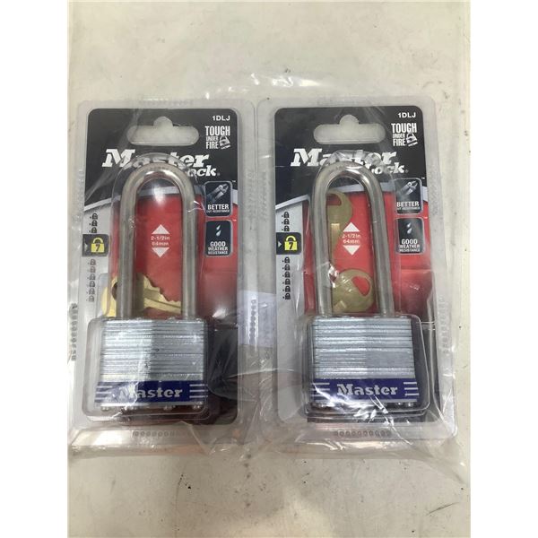 Master Lock (2ct) and Key