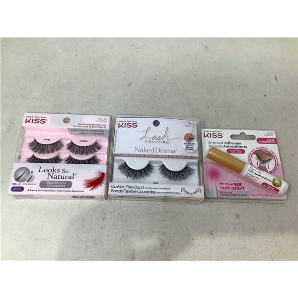 Kiss Strip Adhesive Lashes and Glue
