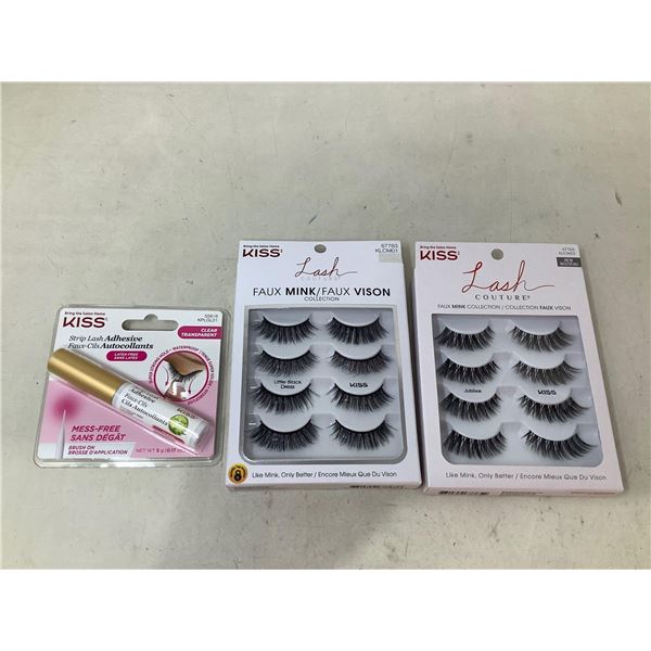 Kiss Strip Adhesive Lashes and Glue